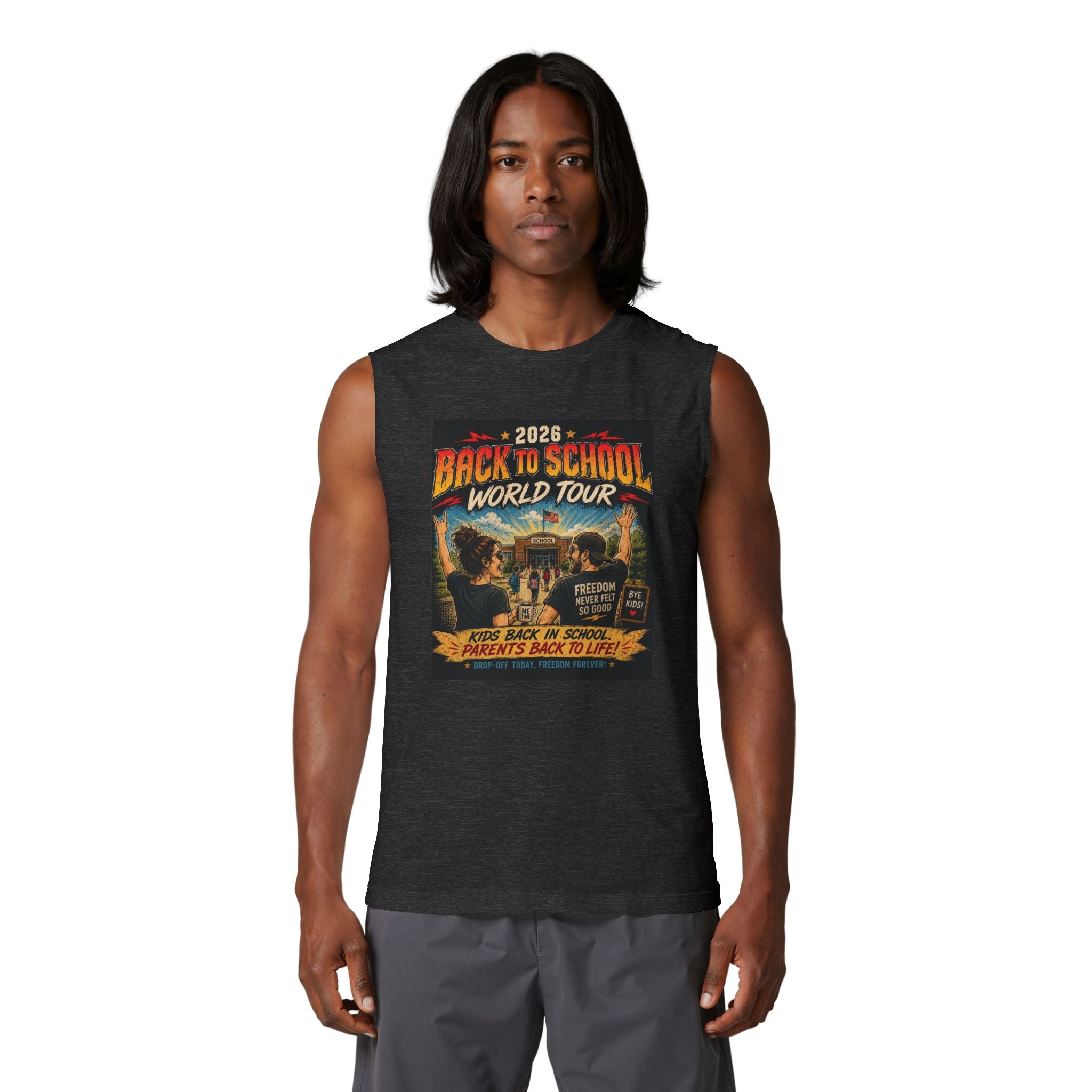 Back to School World Tour 2026 Muscle Tank