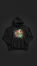 Gold Flash Oversized Statement Hoodie