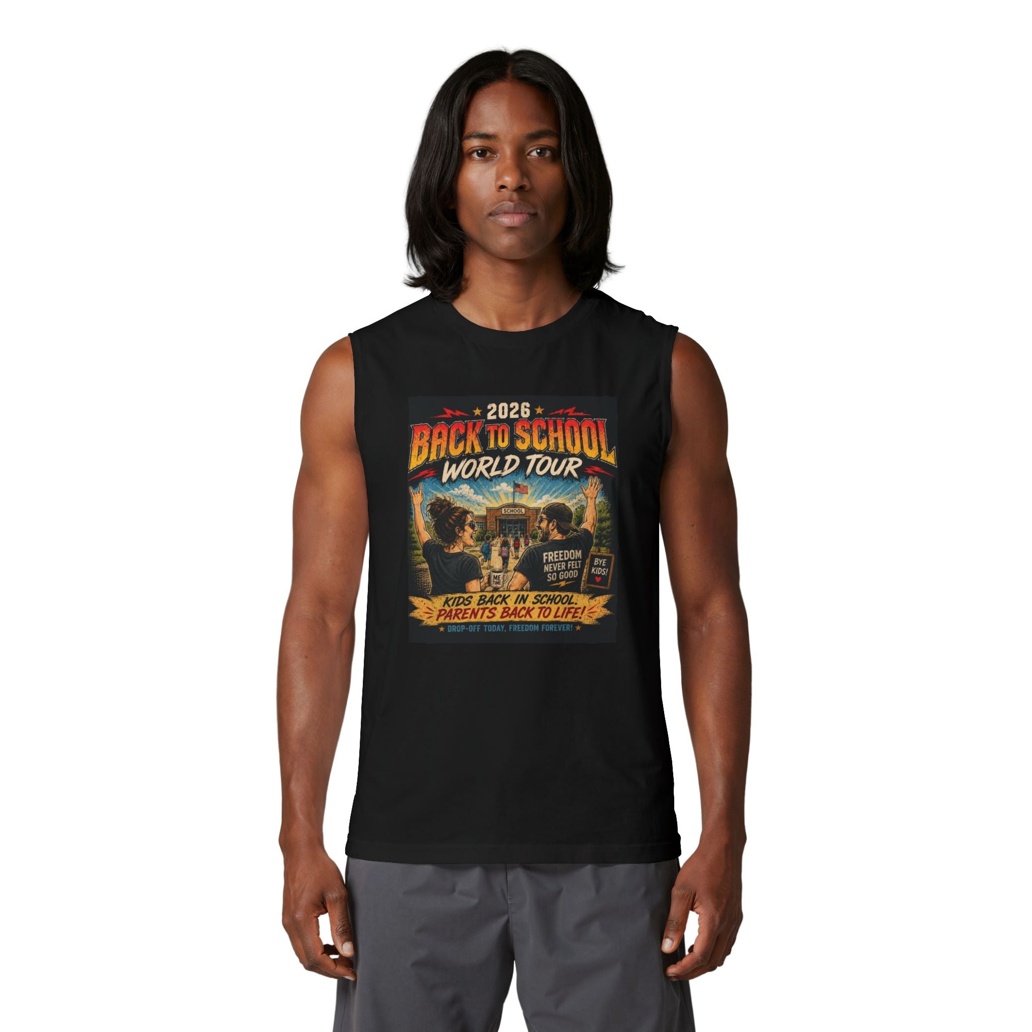 Back to School World Tour 2026 Muscle Tank