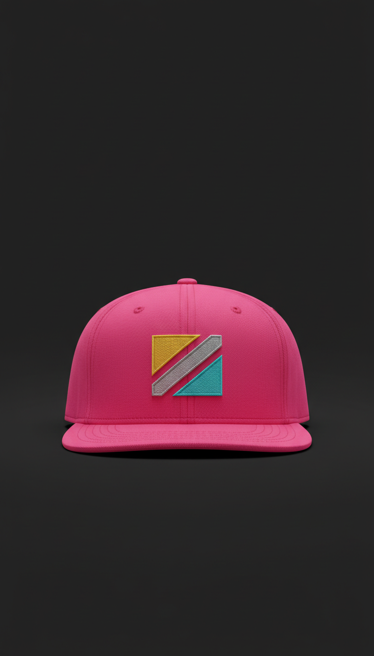 Neon Magenta Snapback Cap
