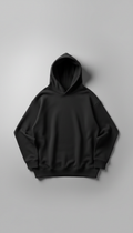 Graphite Black Minimalist Hoodie