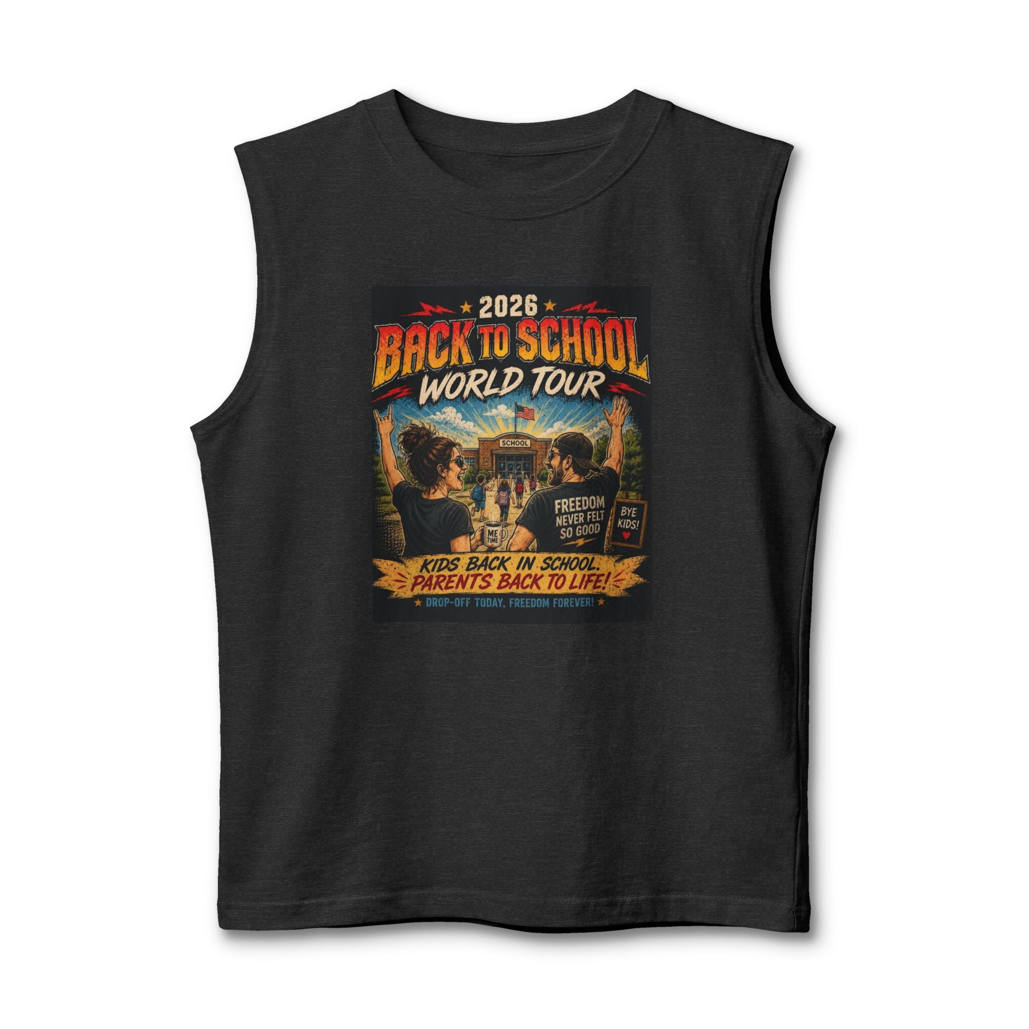 Back to School World Tour 2026 Muscle Tank