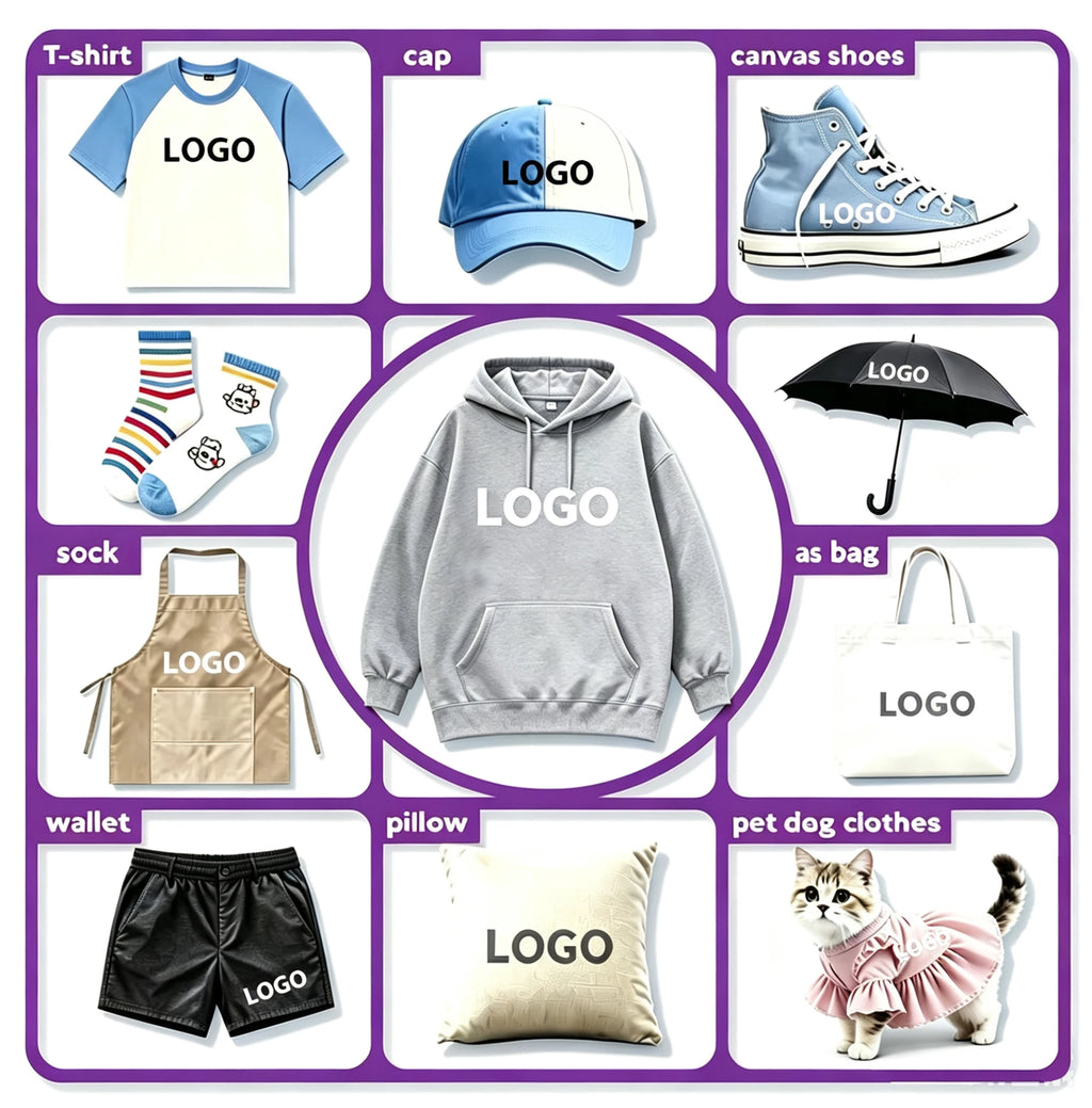 Custom Logo & Photo DTF Transfers