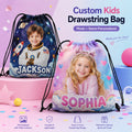 Personalized Kids Drawstring Backpack