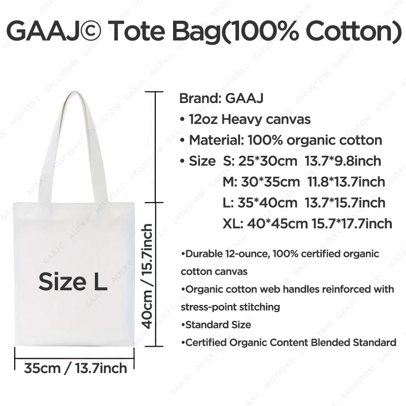 Personalized Cotton Canvas Tote Bag
