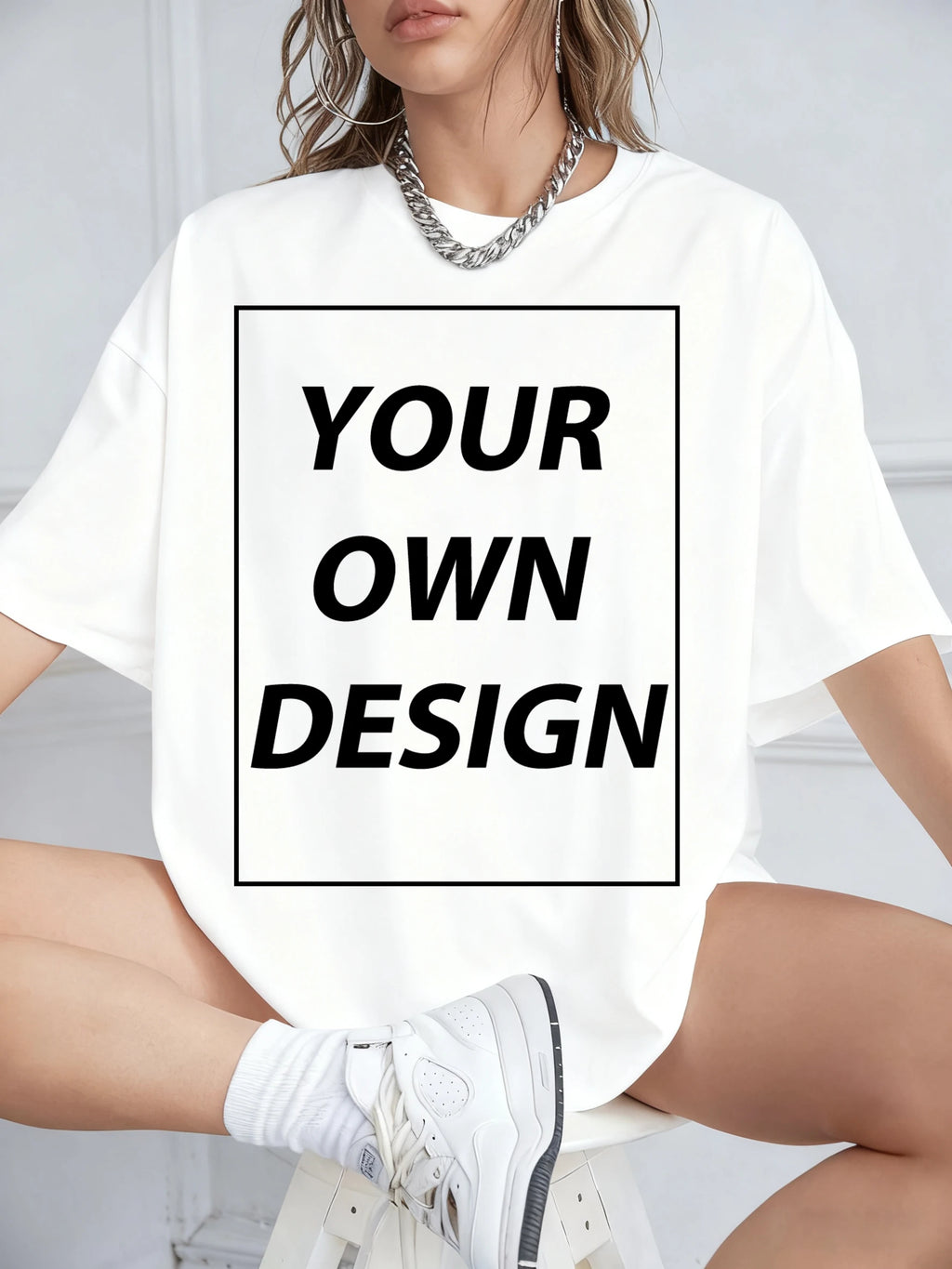 Personalized Y2K Custom Print T-Shirt