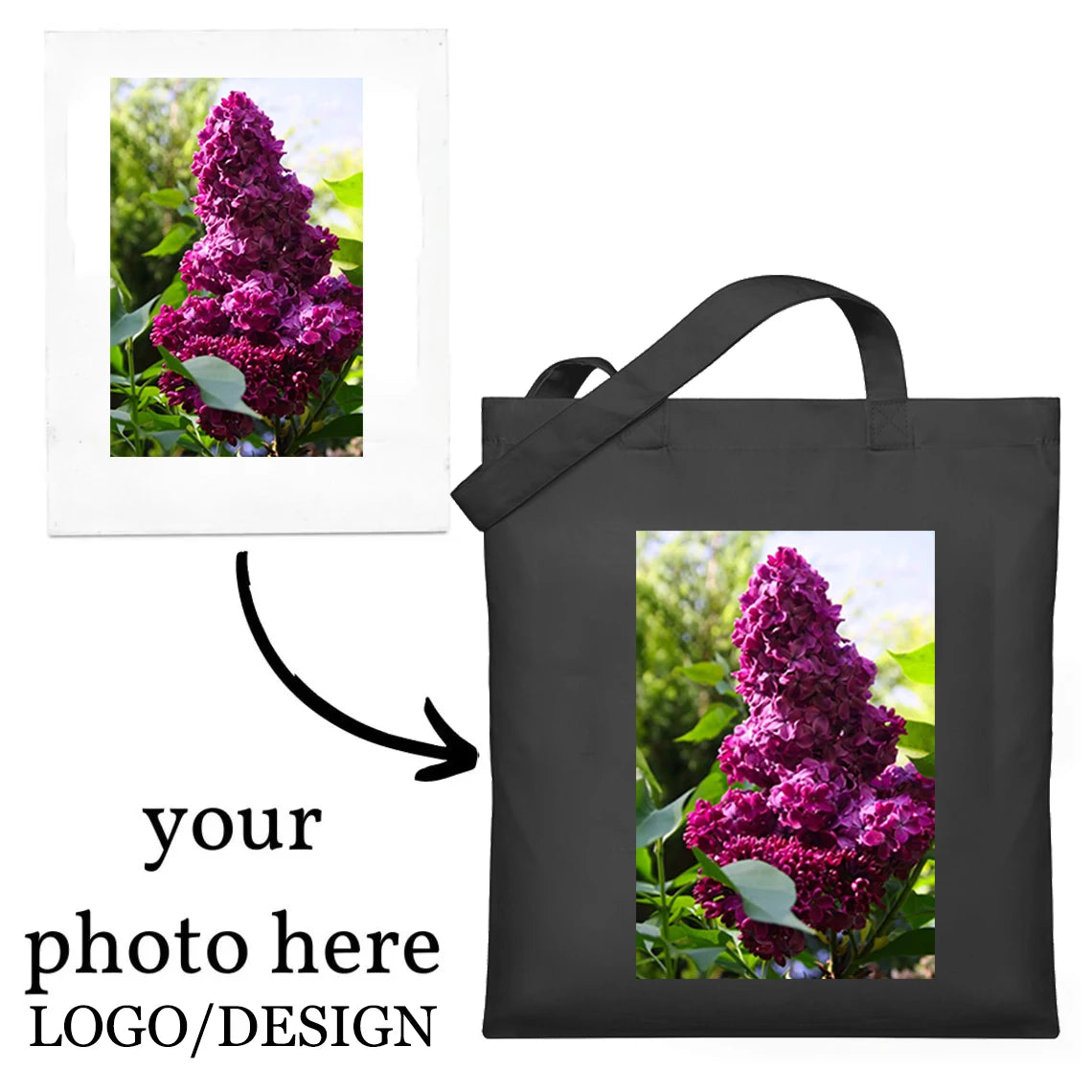 Custom Canvas Tote Bags – 10 Pack