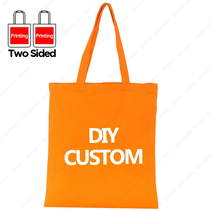 Custom 100% Cotton Canvas Tote Bag