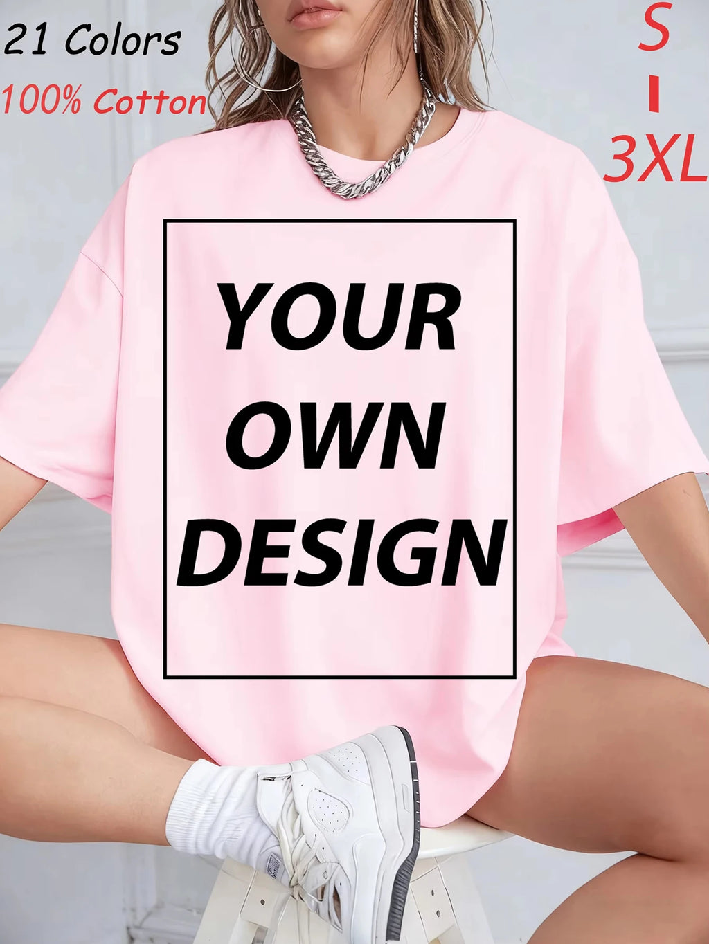 Personalized Y2K Custom Print T-Shirt