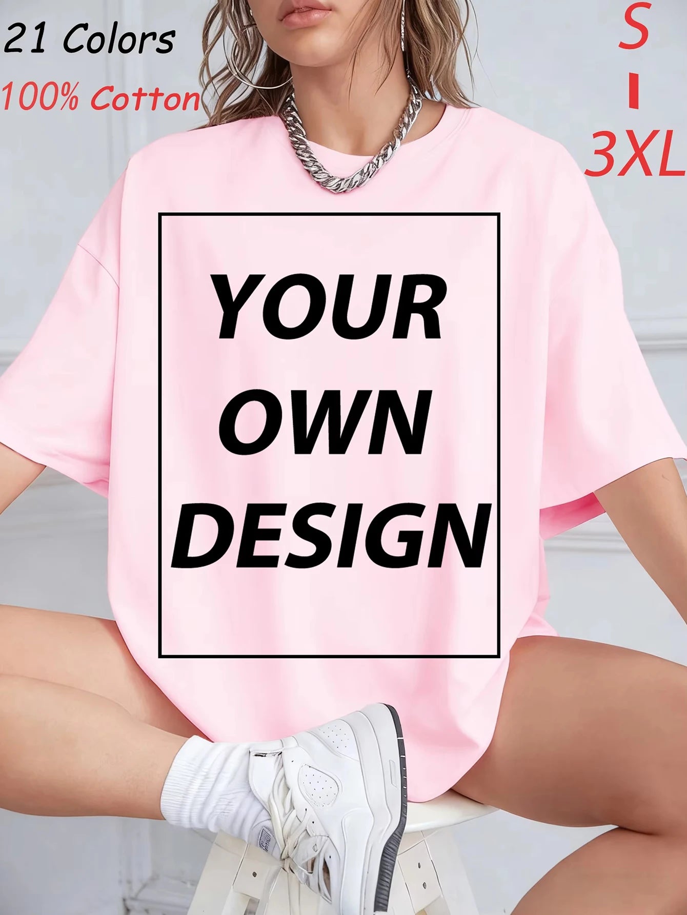 Personalized Y2K Custom Print T-Shirt