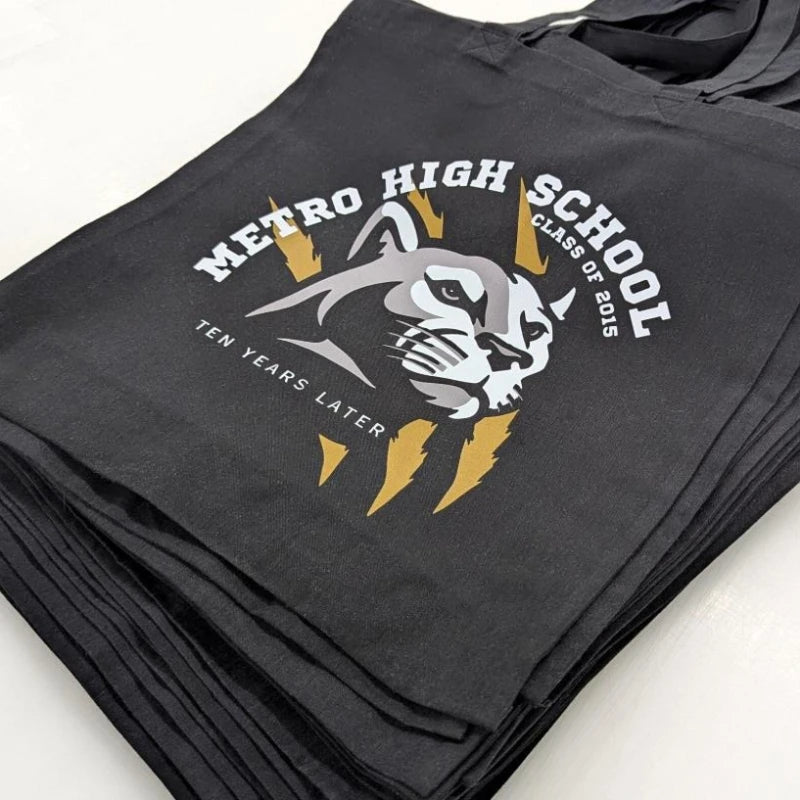 Custom Logo Canvas Tote Bag