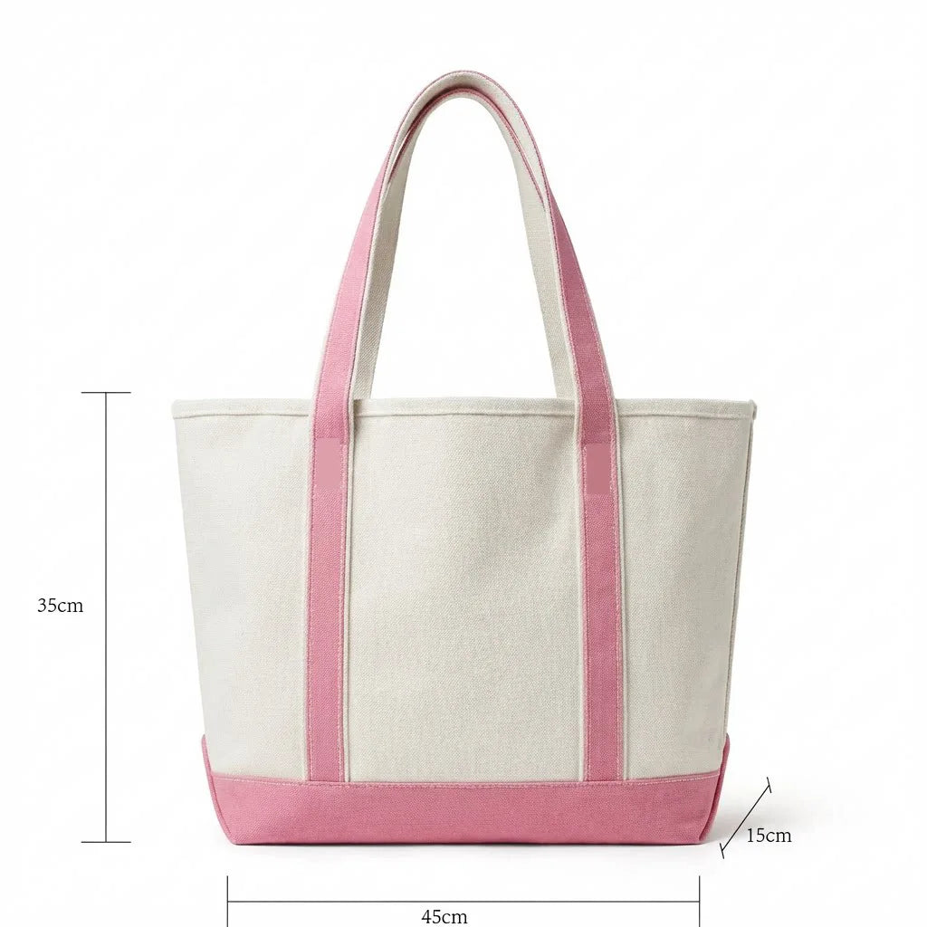 Personalized Photo & Text Tote Bag