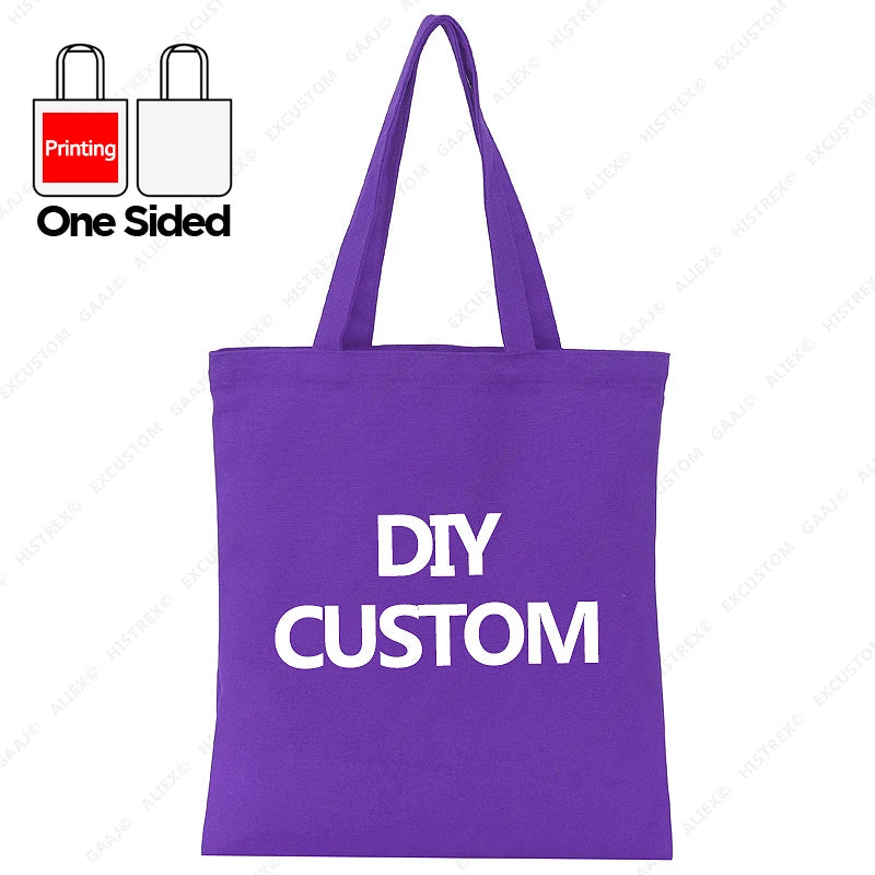 Custom 100% Cotton Canvas Tote Bag