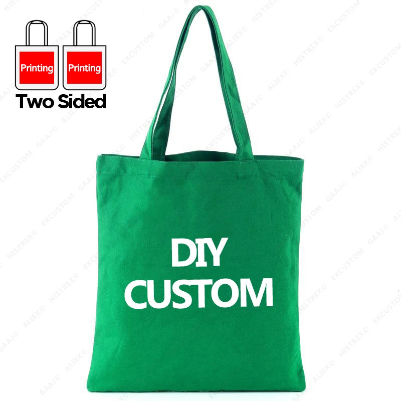 Custom 100% Cotton Canvas Tote Bag