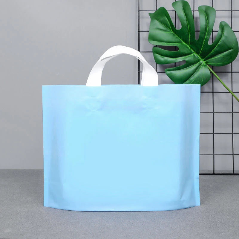 Custom Logo Shopping Bags – 100 Pack