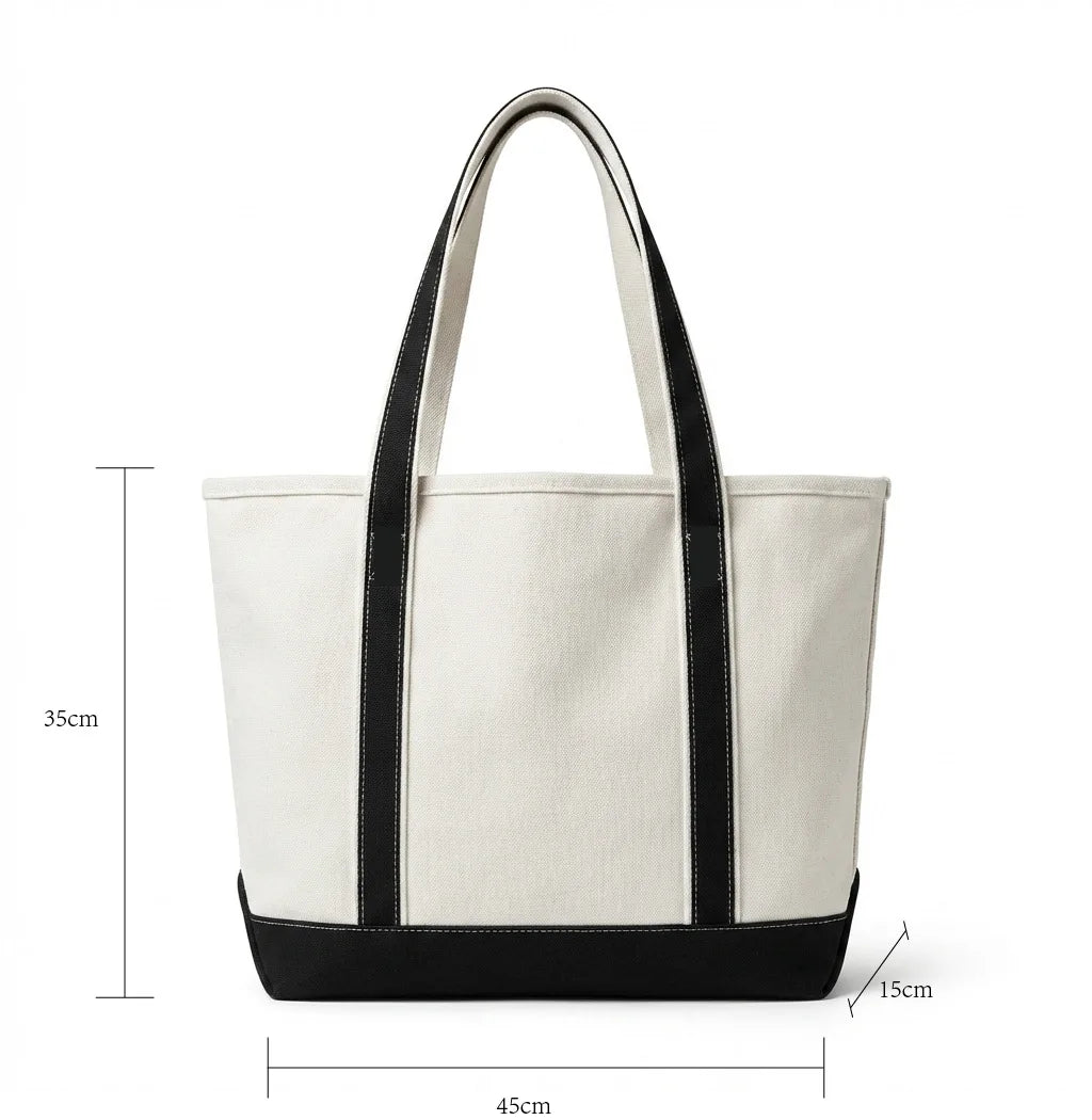 Personalized Photo & Text Tote Bag